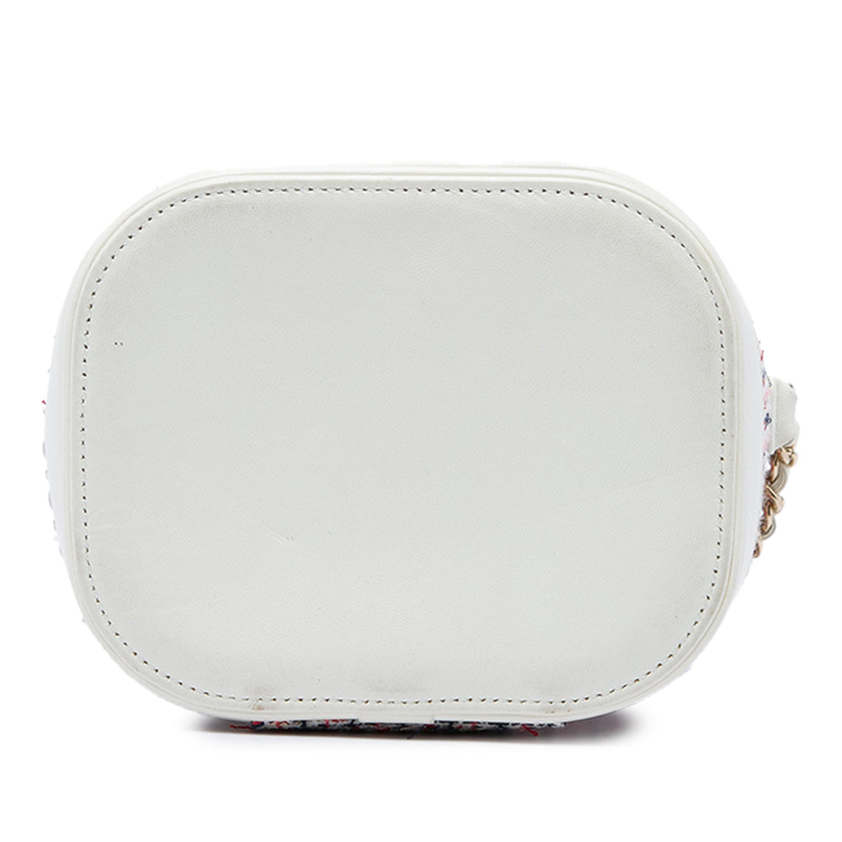 Chanel Tweed and Lambskin CC Vanity Case