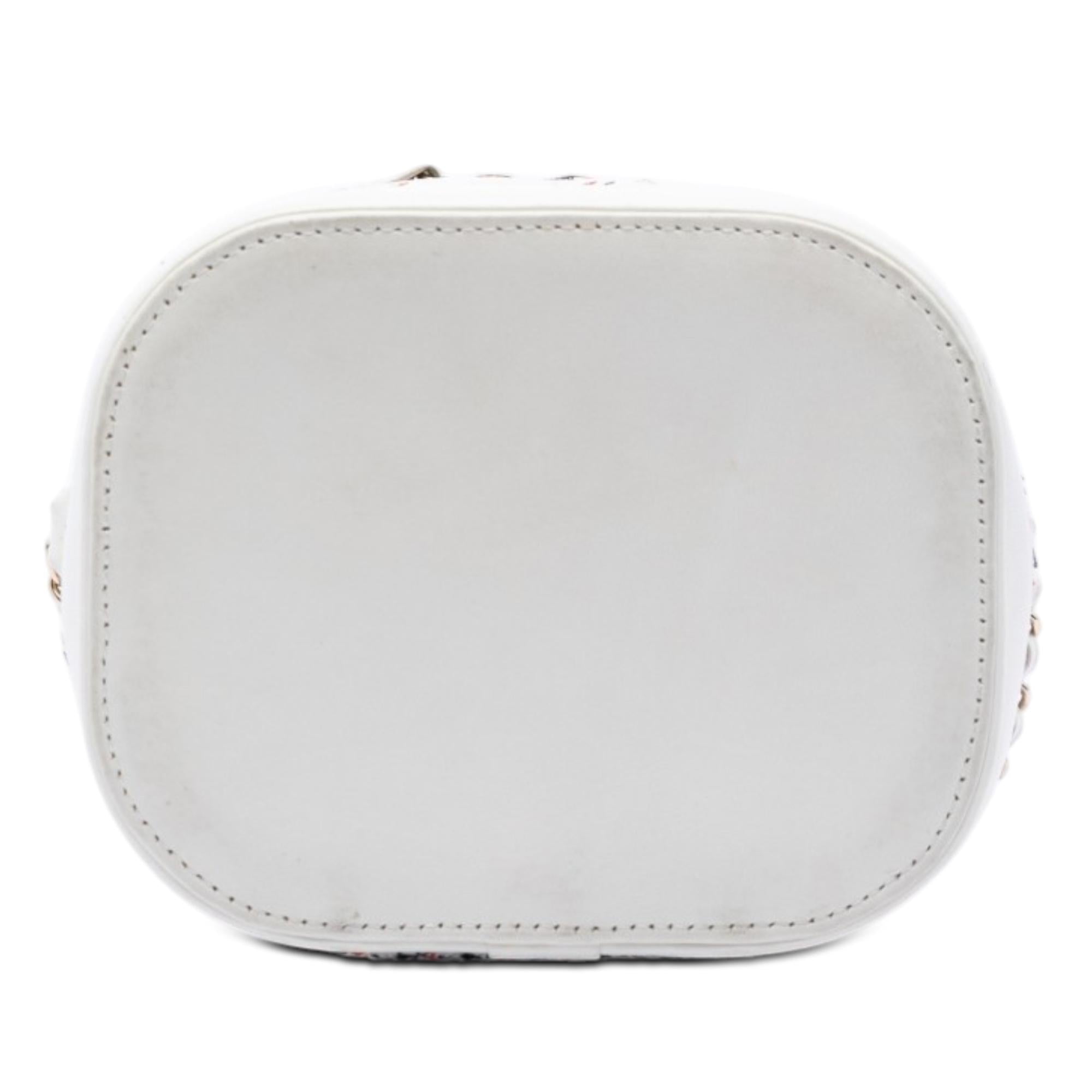 Chanel Tweed and Lambskin Vanity Cosmetic Case