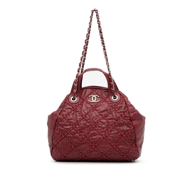 Chanel Ultra Stitch Bowler Bag (SHG-sdMuR6) – LuxeDH