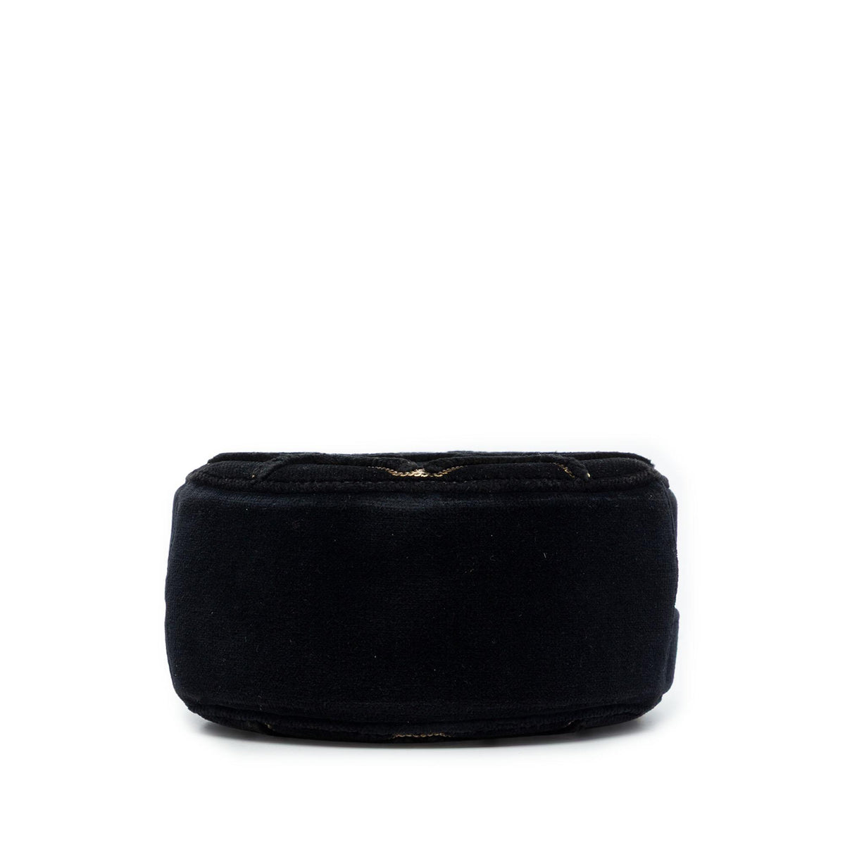 Chanel Velvet Pearl Sequin Round Crossbody