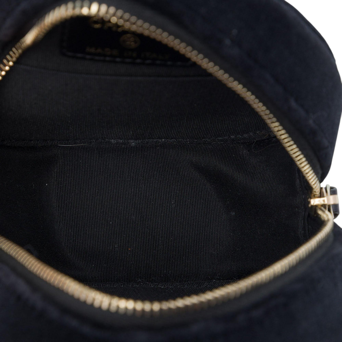 Chanel Velvet Pearl Sequin Round Crossbody