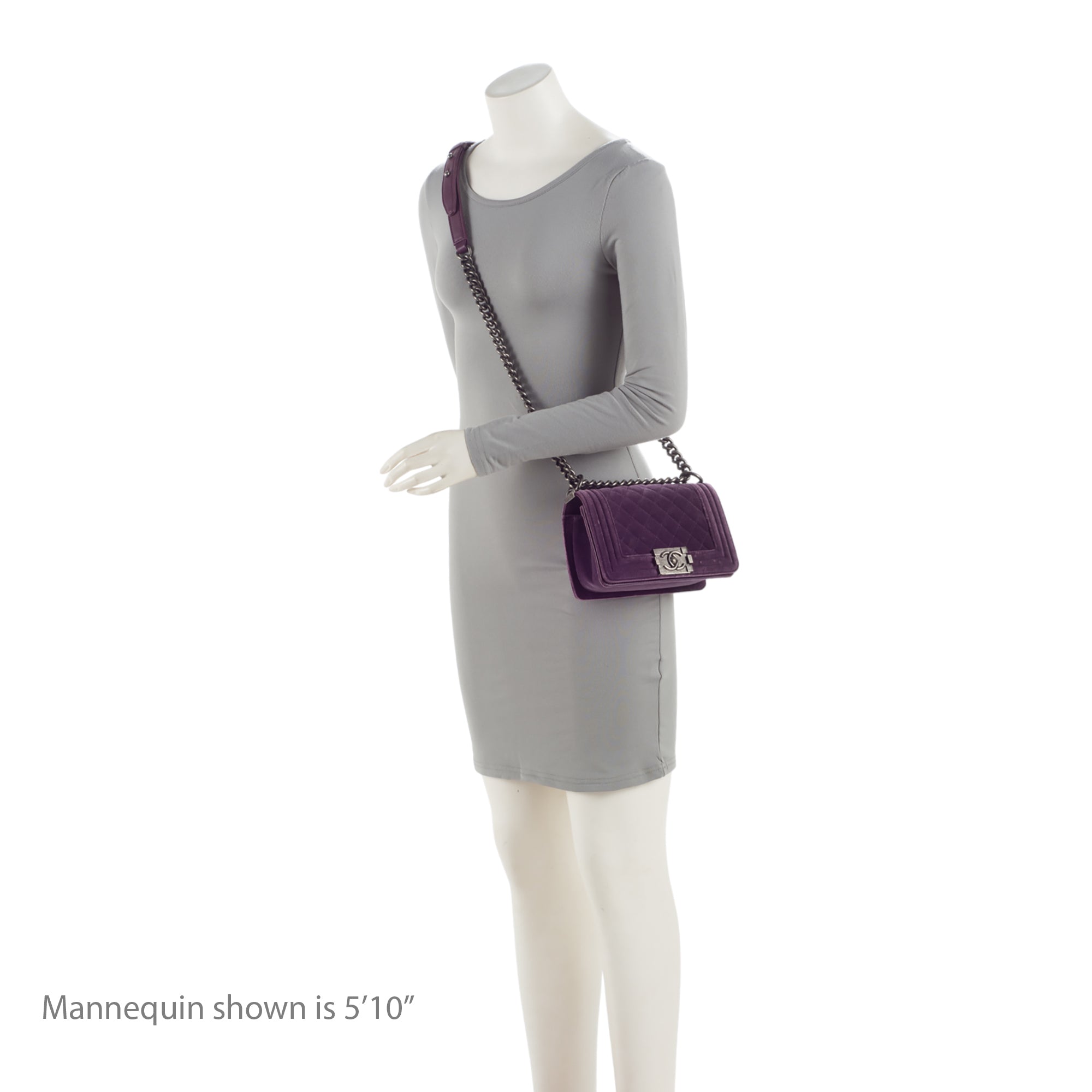 Chanel Velvet Small Boy Bag (SHF-f64Ll3)