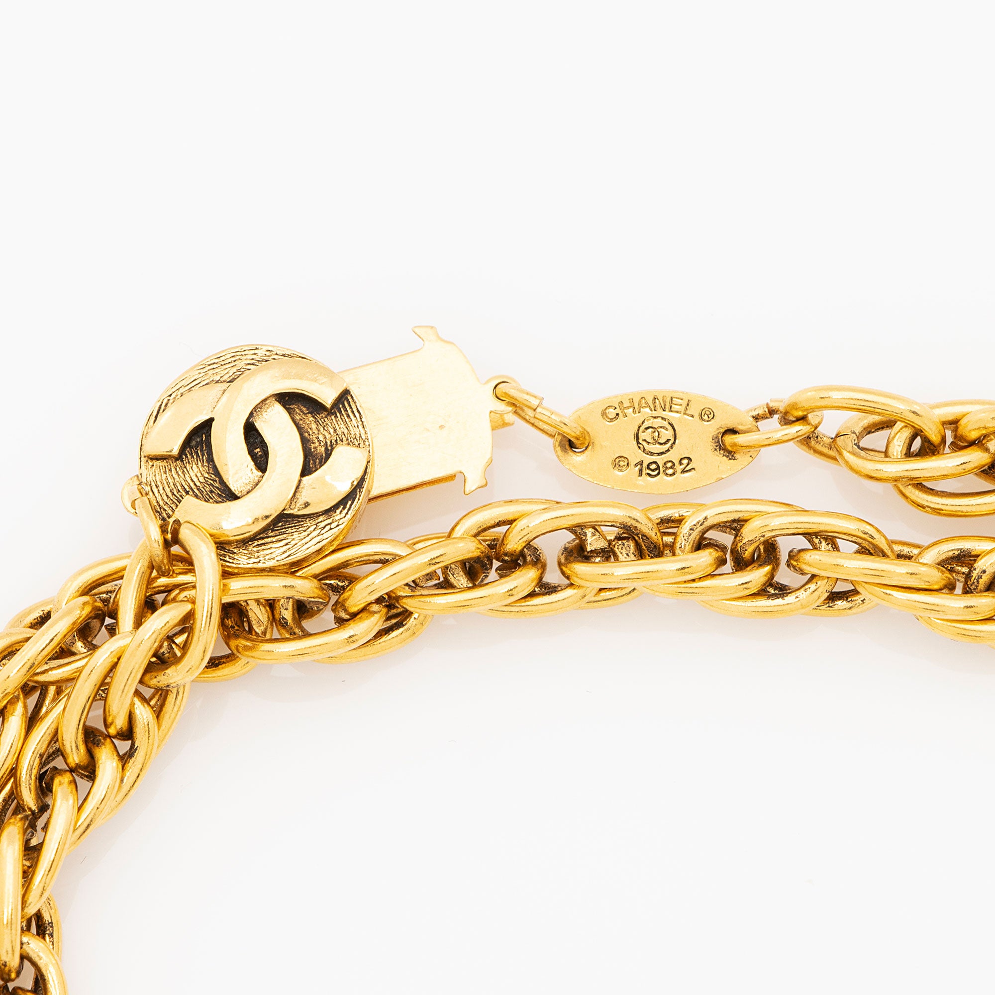 Chanel Vintage CC Chain Necklace