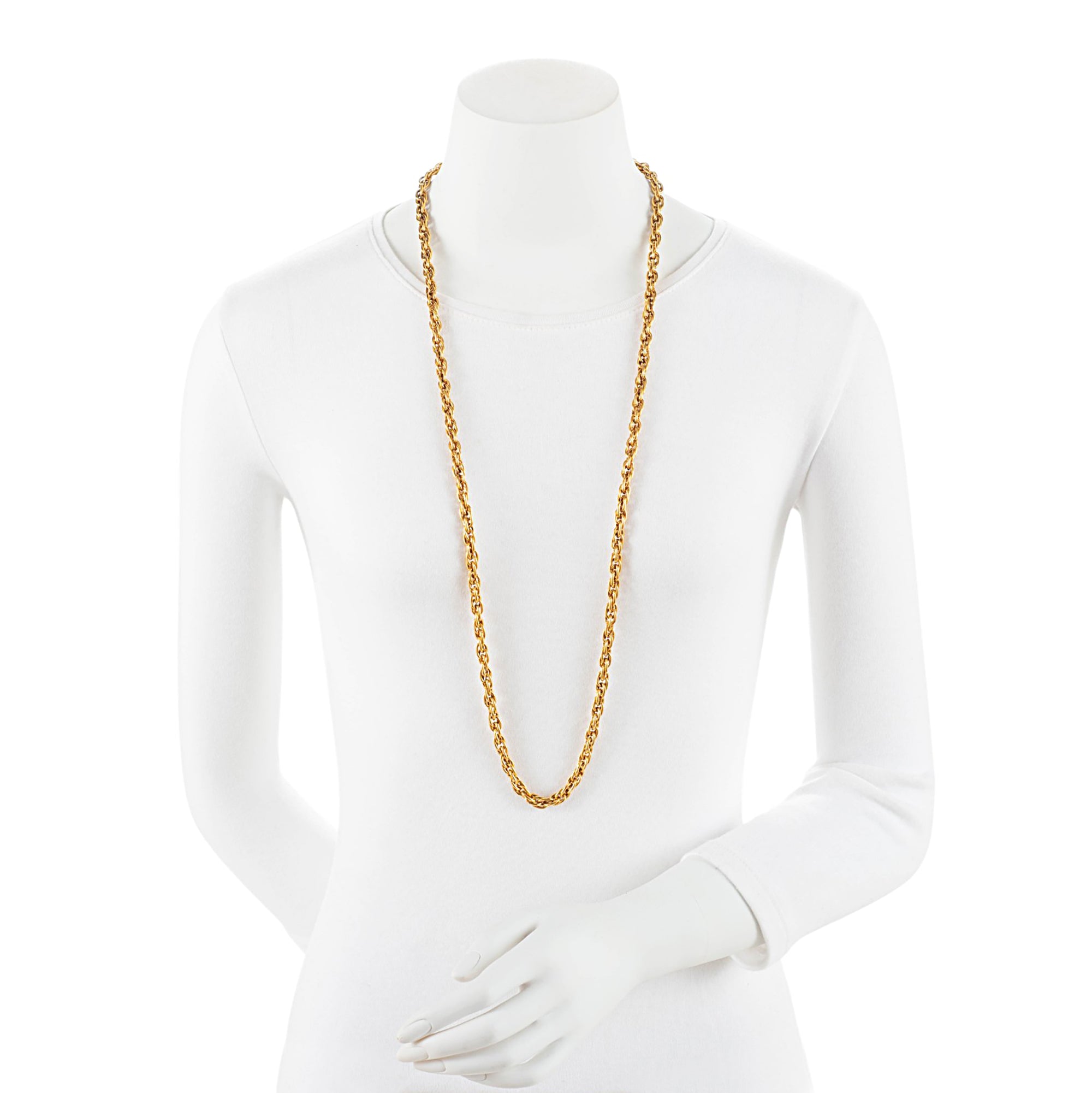 Chanel Vintage CC Chain Necklace