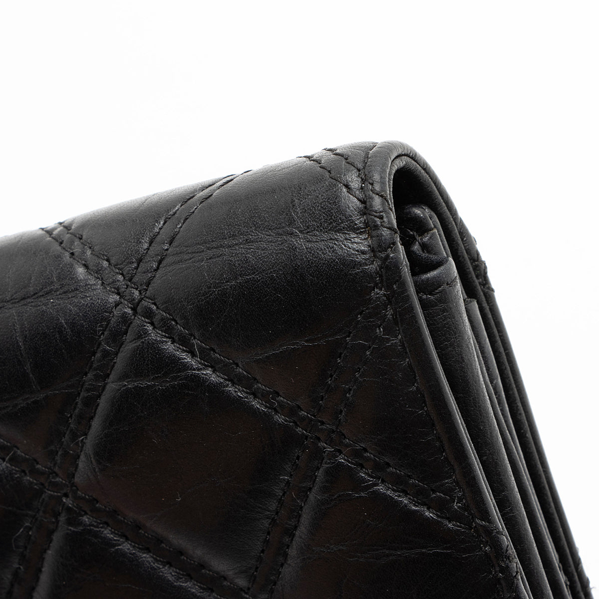 Chanel Vintage Calfskin Paris New York Flap Wallet