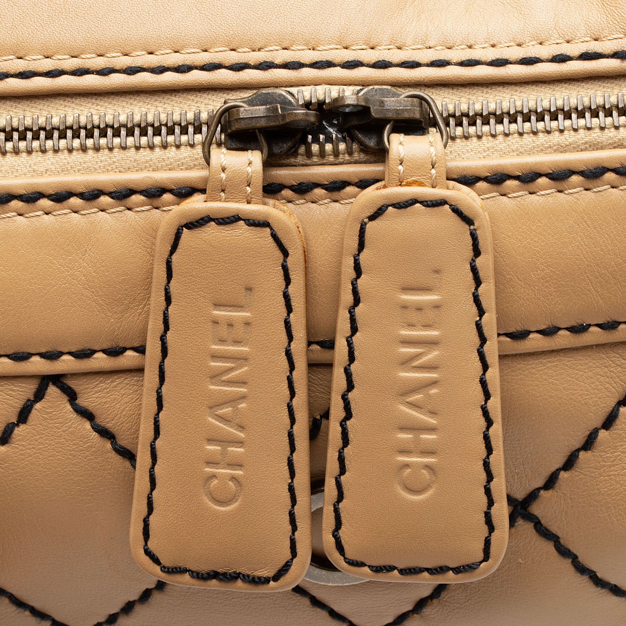 Chanel Vintage Calfskin Wild Stitch Duffle