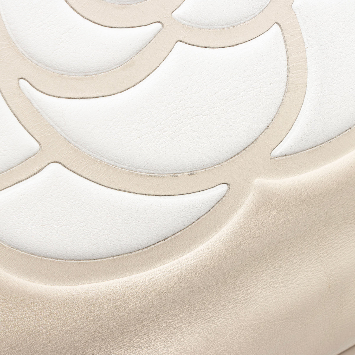 Chanel Vintage Lambskin Camellia Tote