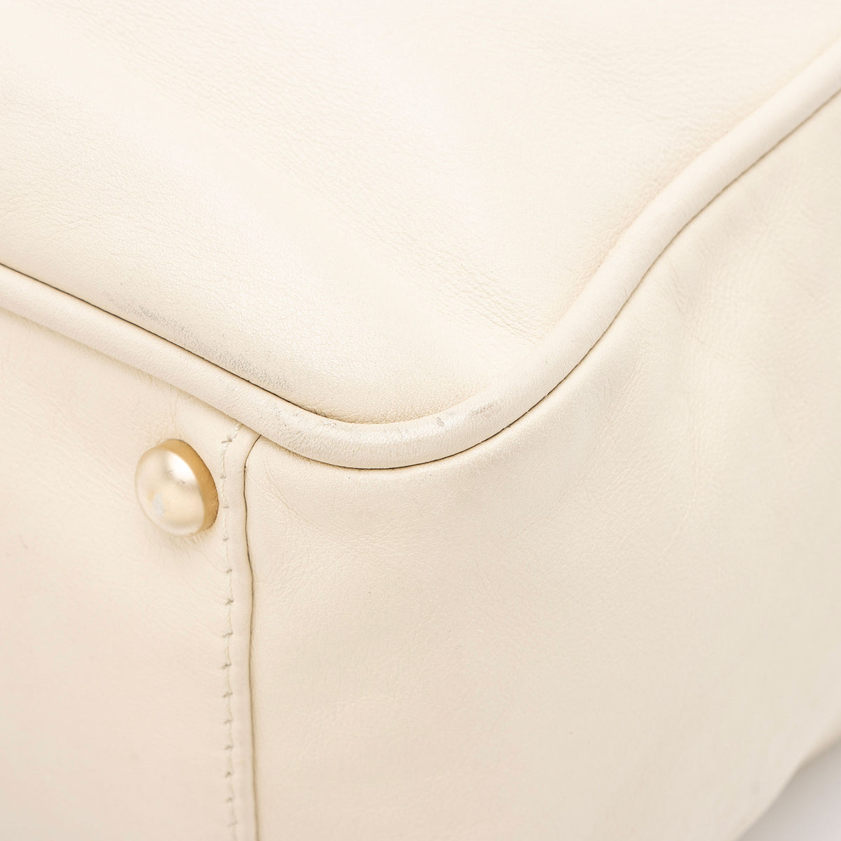 Chanel Vintage Lambskin Camellia Tote