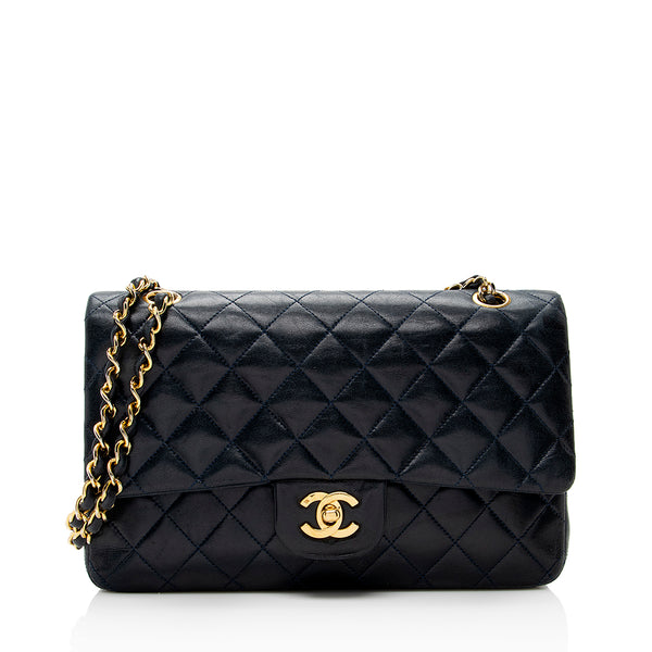 Chanel Vintage Lambskin Classic Medium Double Flap Bag (SHF-20208)