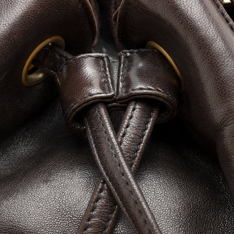 Chanel Vintage Lambskin Timeless CC Drawstring Bucket Bag (SHF-21271) –  LuxeDH