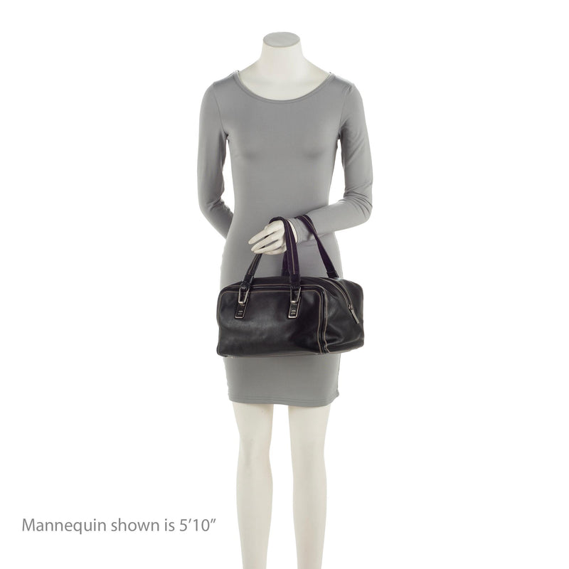 Chanel Vintage Lambskin Essential Bowler Bag (SHF-AnnD2G)