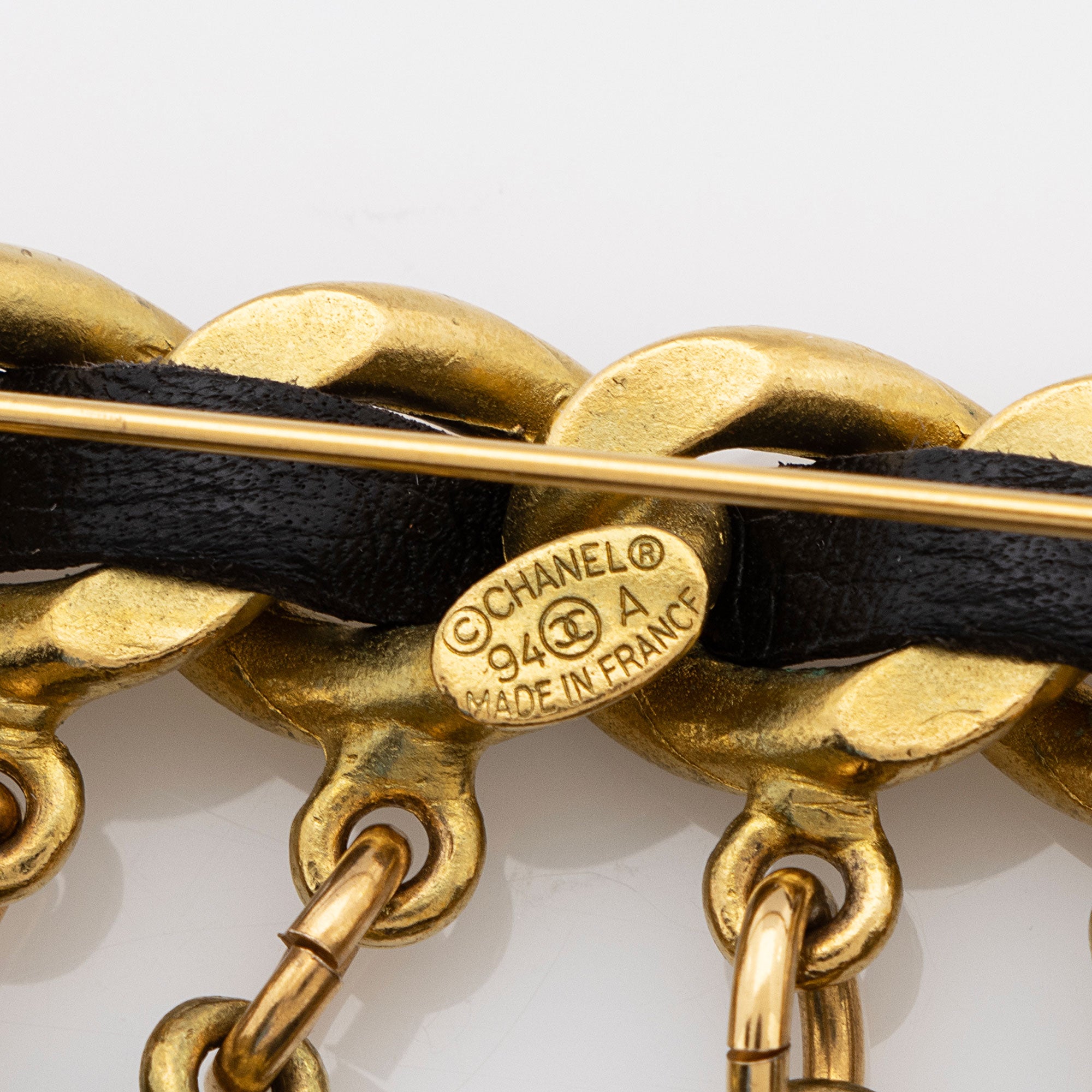 Chanel Vintage Lambskin Icon Lucky Charms Brooch