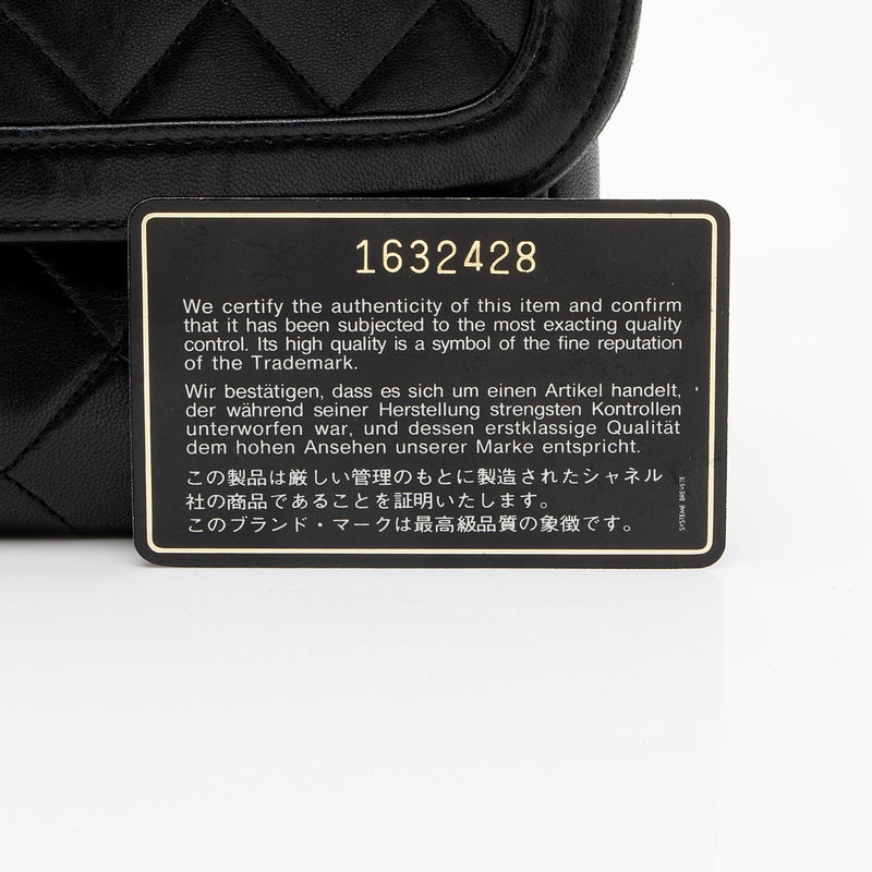 Chanel Vintage Lambskin Medium Single Flap Bag (SHF-jQAZoL)