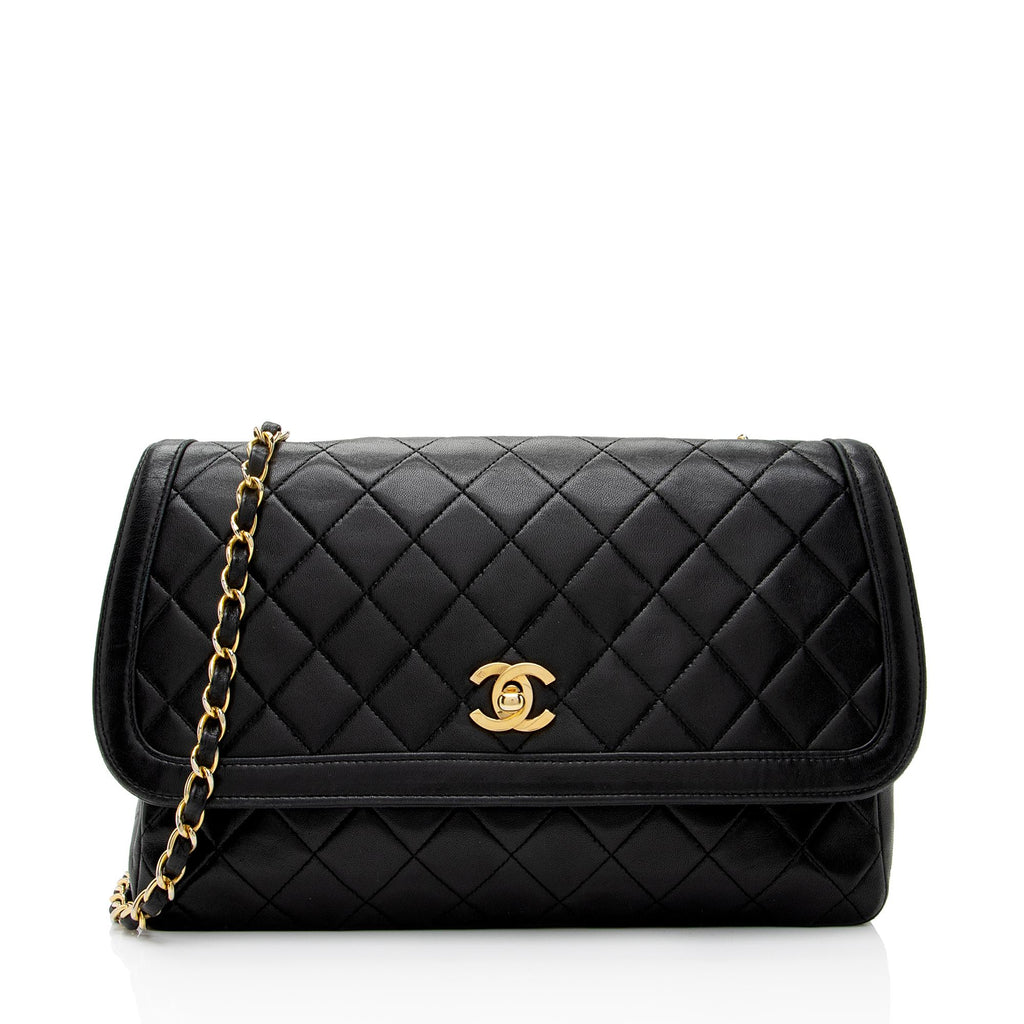 Chanel Medium Classic Single Flap Bag 1990 HB4684  Second Hand Handbags