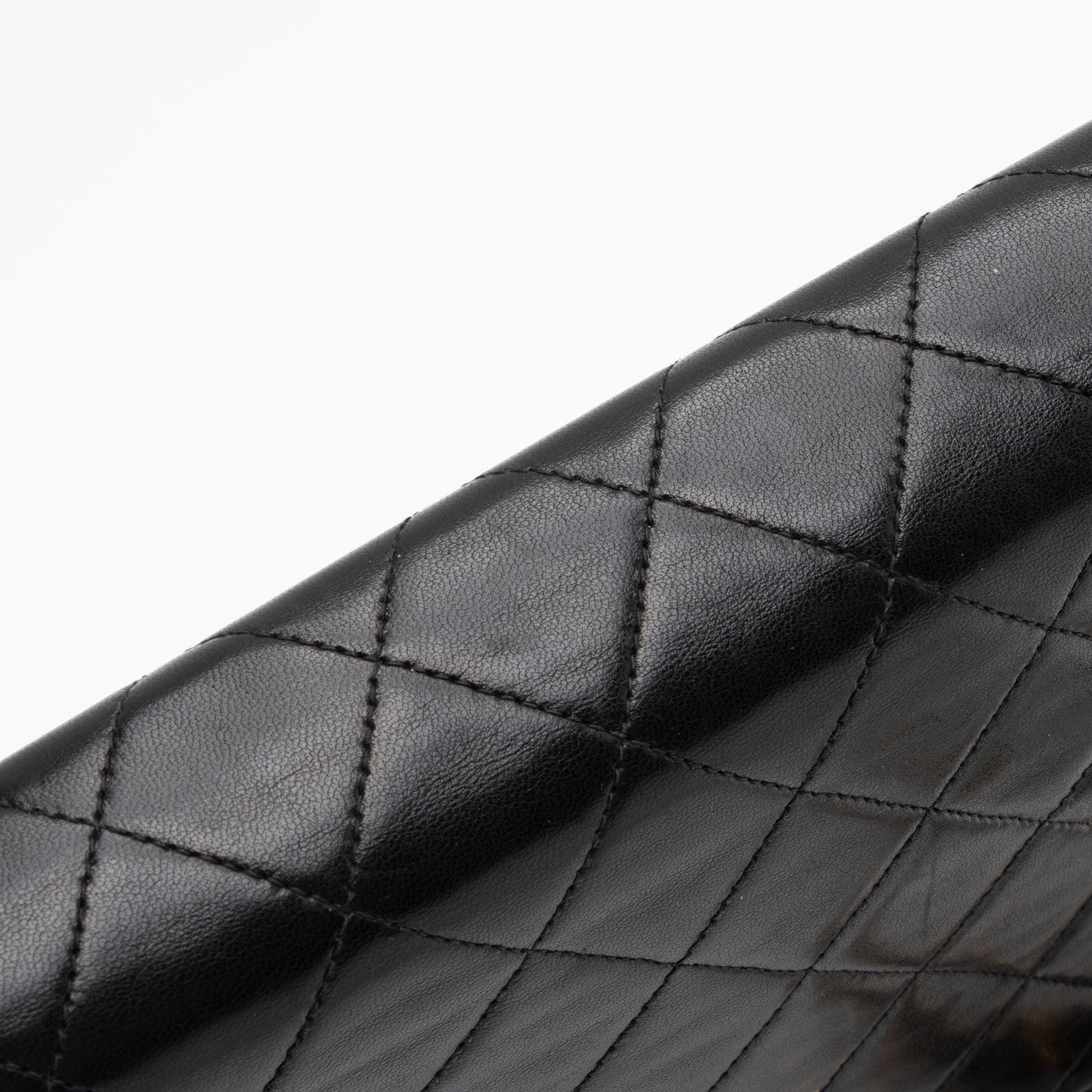 Chanel Vintage Lambskin CC Snap Flap Bag (SHF-pczMK0)