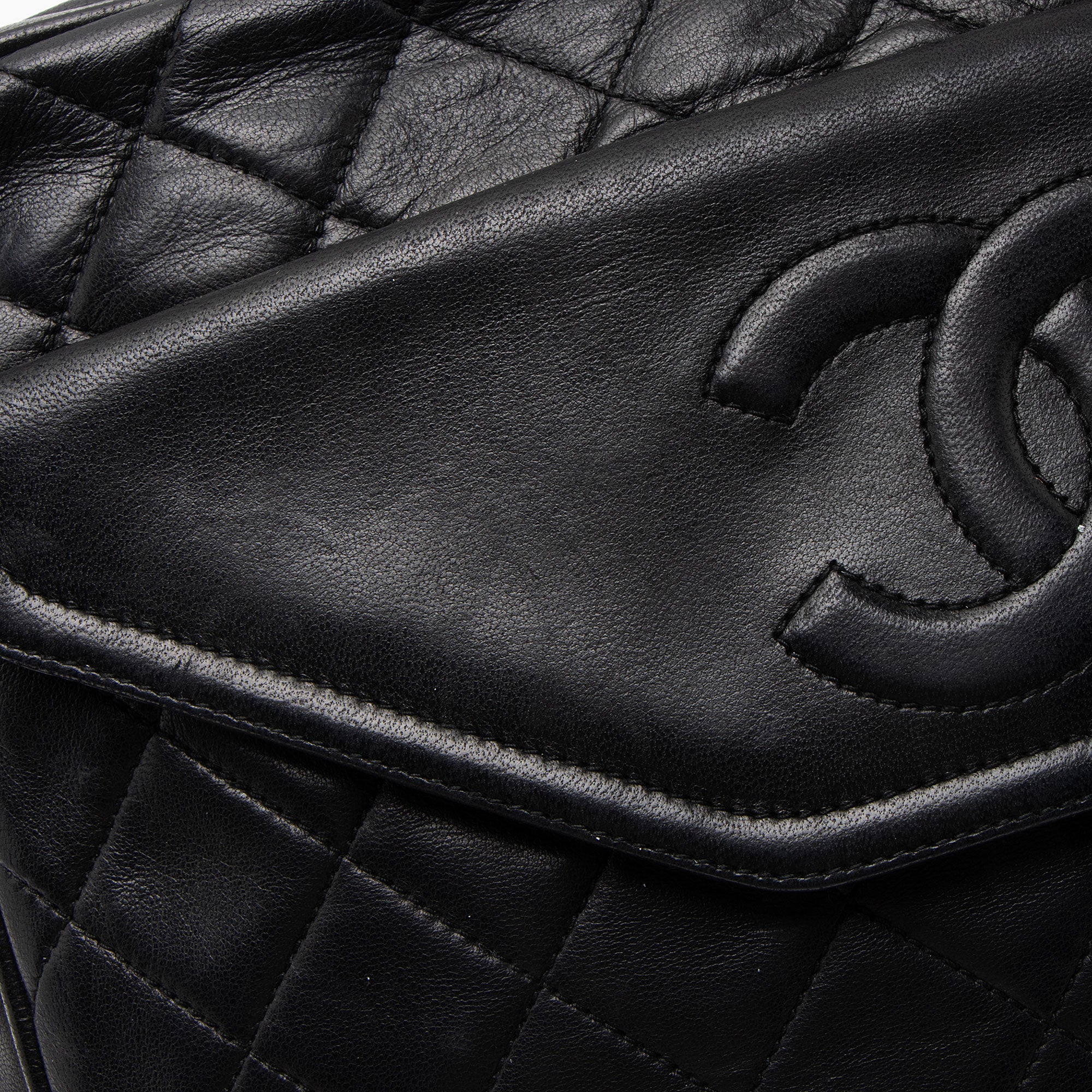 Chanel Vintage Lambskin Tassel Camera Bag