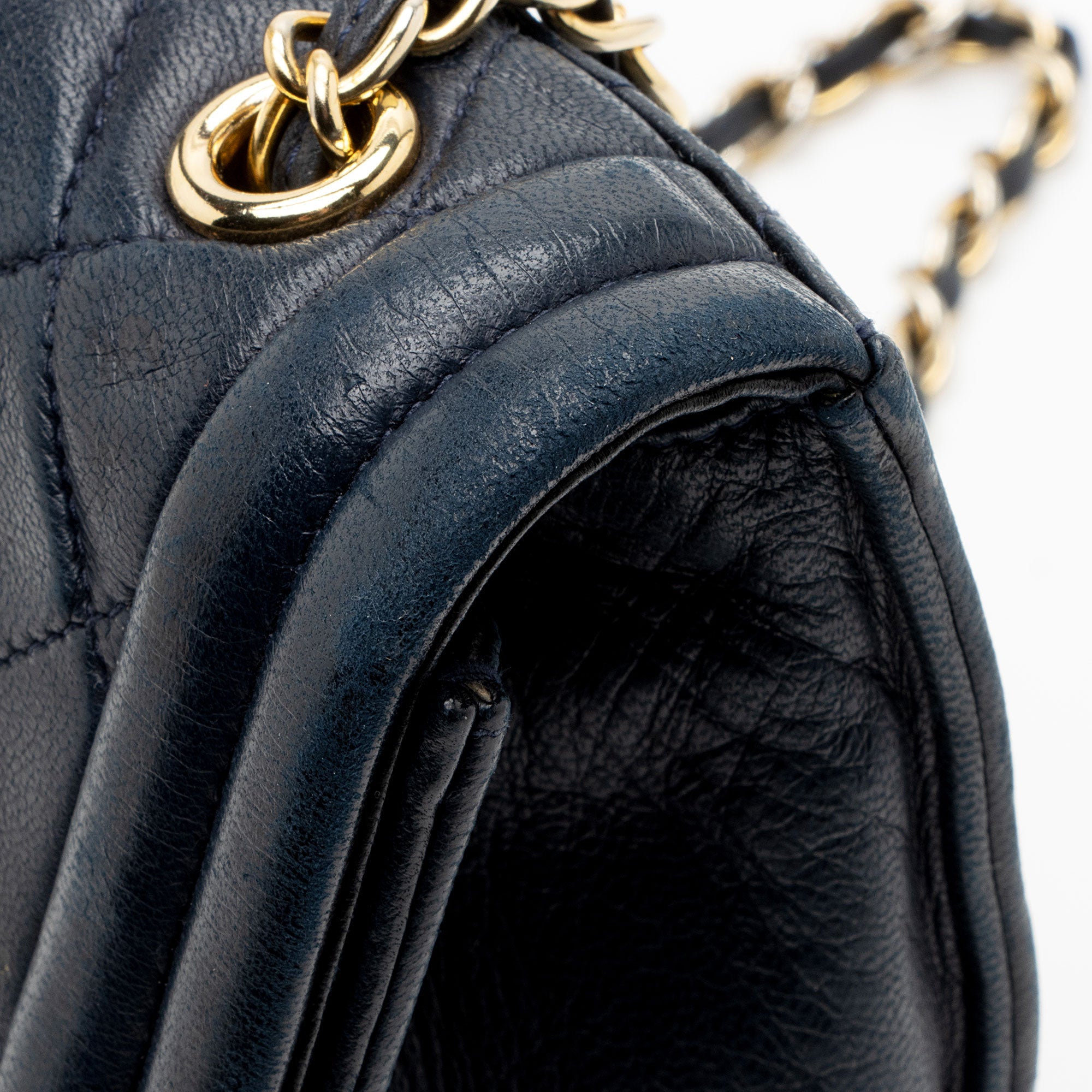 Chanel Vintage Lambskin Tassel Flap Bag