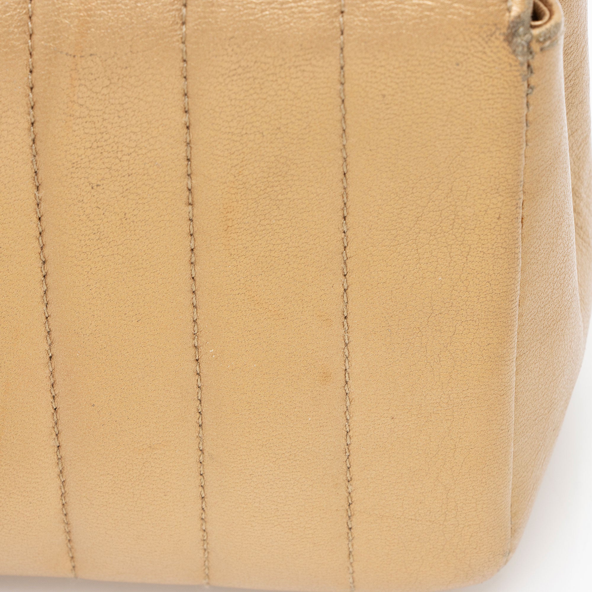 Chanel Vintage Metallic Lambskin Bijoux Mini Flap Bag
