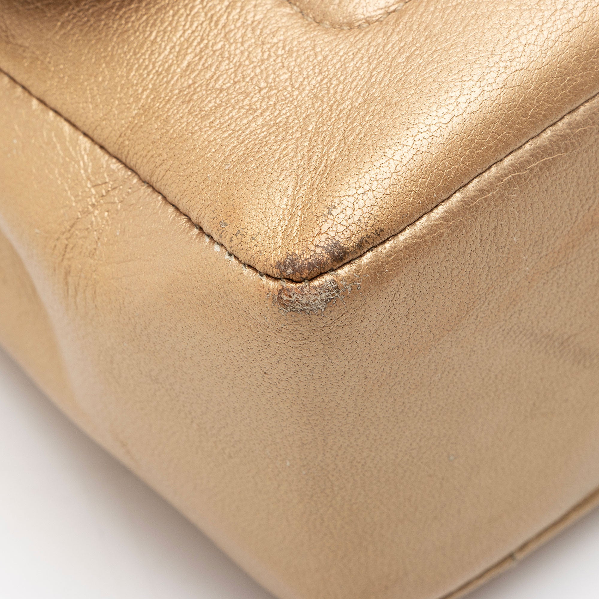 Chanel Vintage Metallic Lambskin Bijoux Mini Flap Bag