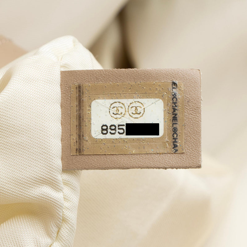 Authentic Chanel Beige Travel Line Shopper Tote – Vanilla Vintage
