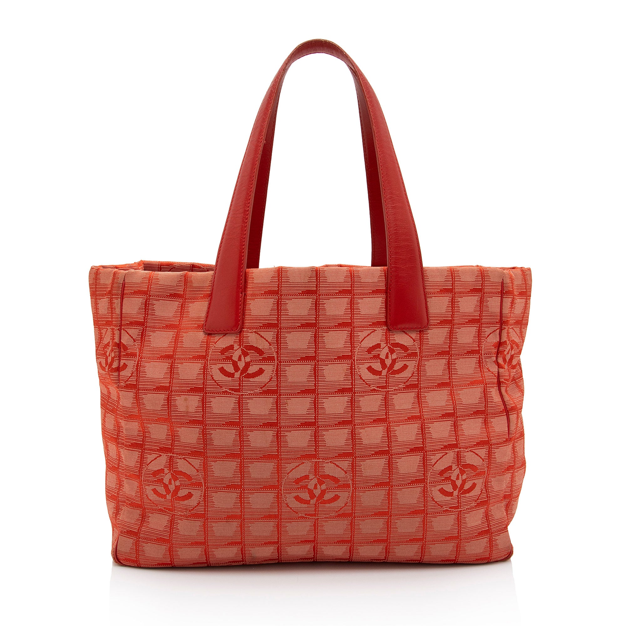 Chanel Vintage Nylon Travel Ligne Large Tote (SHF-sx8m6y)