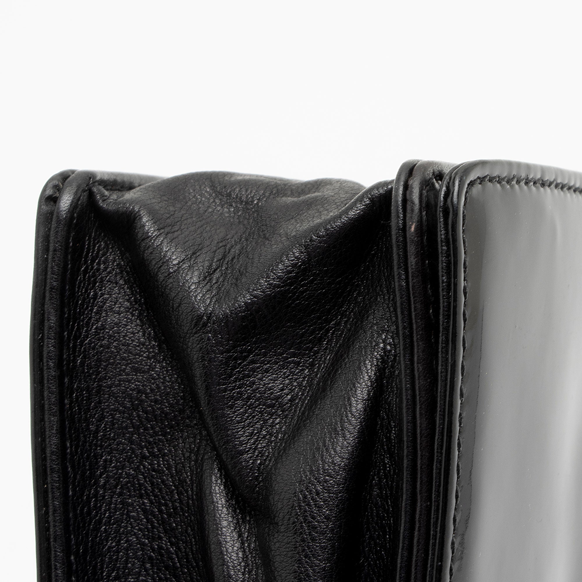 Chanel Vintage Patent Leather CC Wallet on Chain