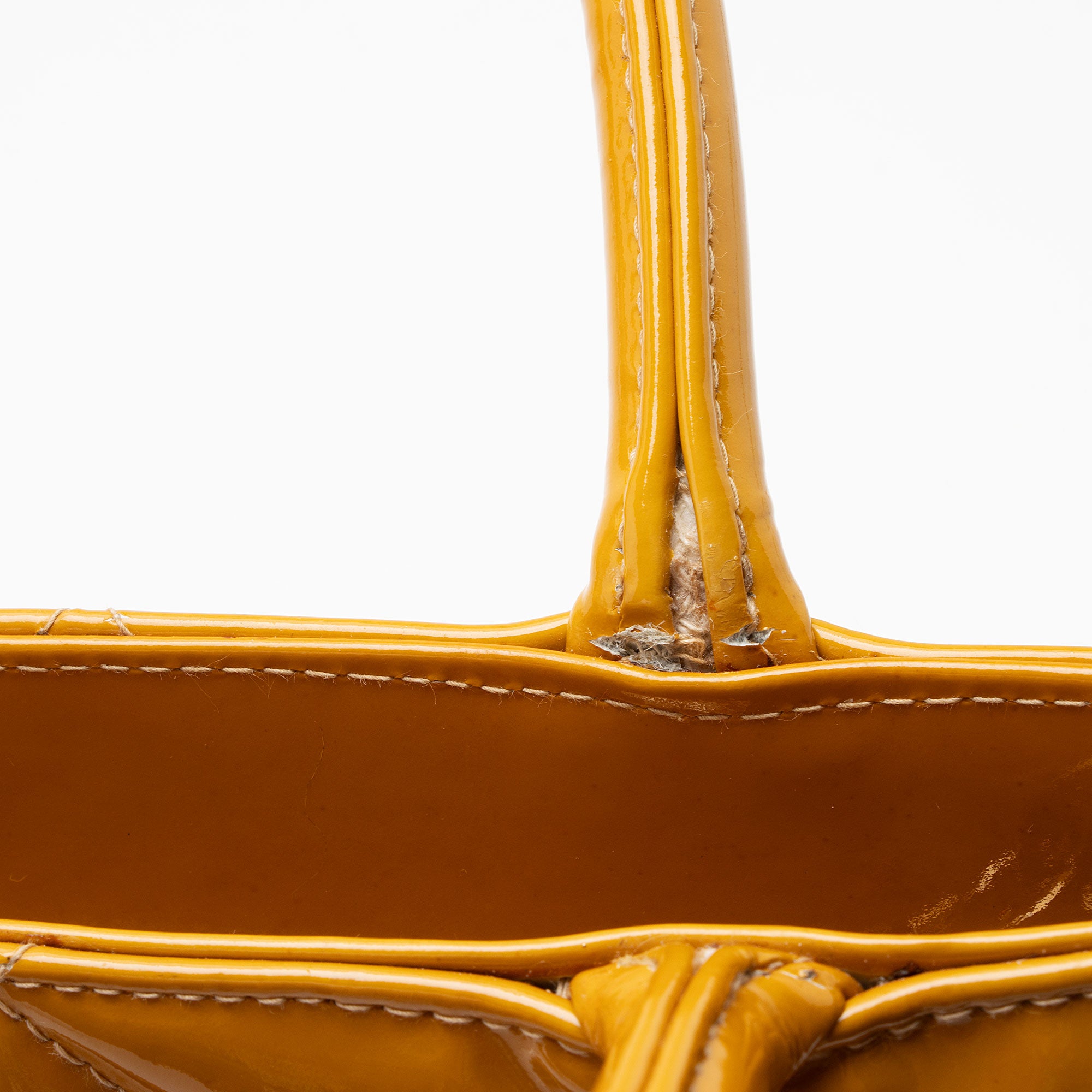 Chanel Vintage Patent Leather Medallion Tote