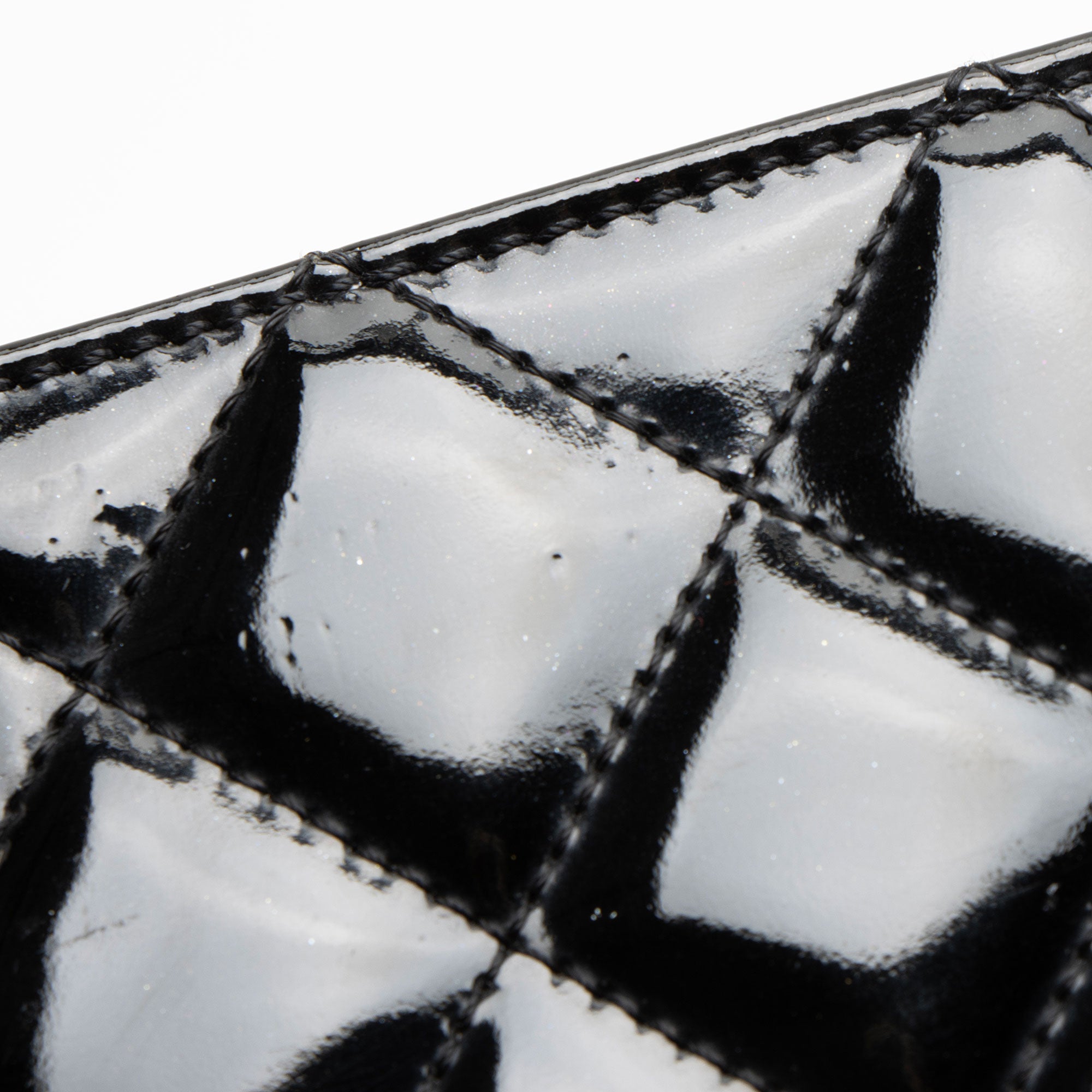 Chanel Vintage Patent Leather Timeless CC Petite Tote