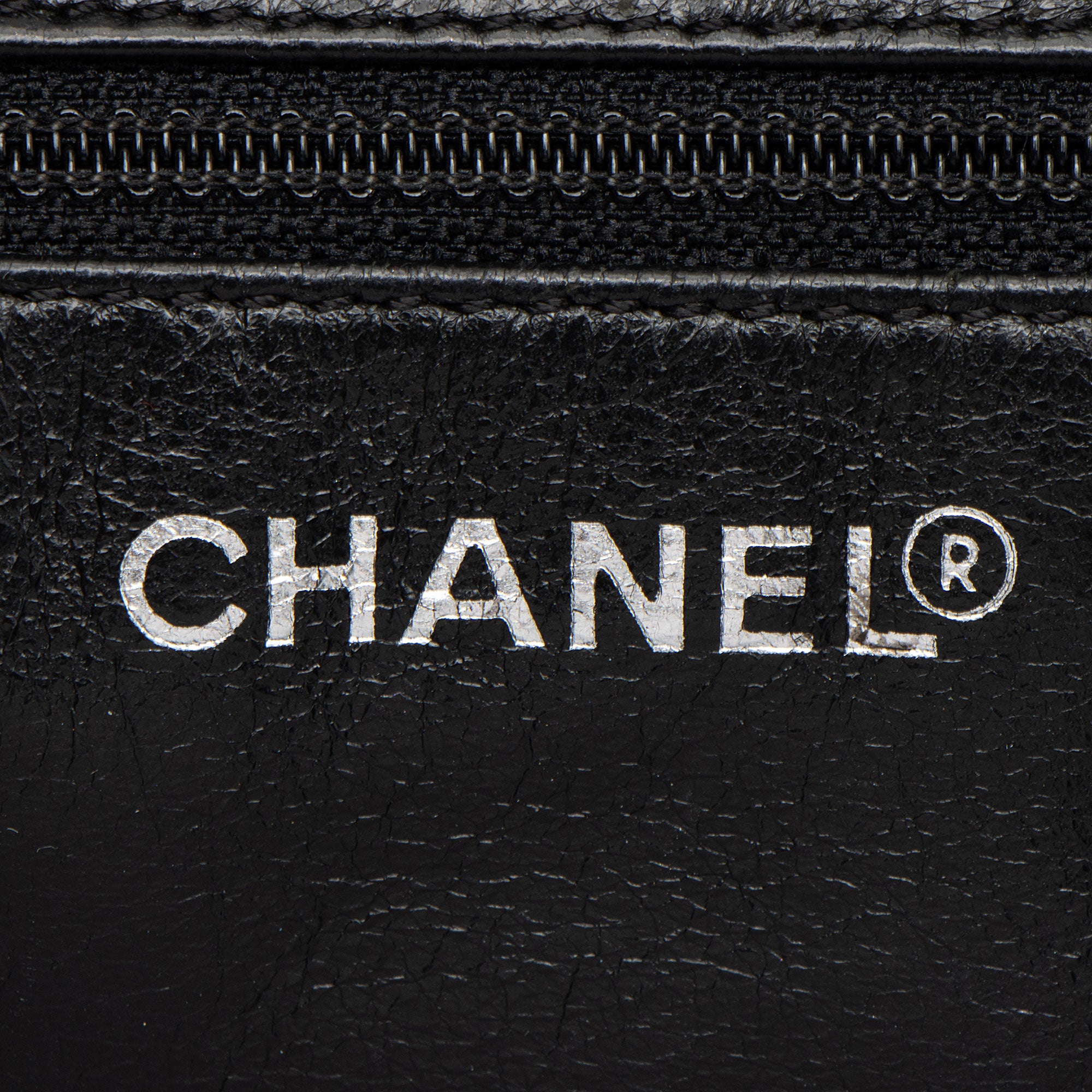 Chanel Vintage Patent Leather Timeless CC Petite Tote