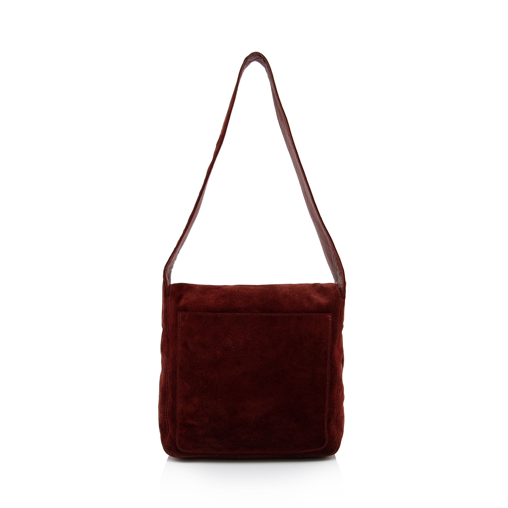 Chanel Vintage Suede CC Tassel Messenger Bag (SHF-evWiOG)