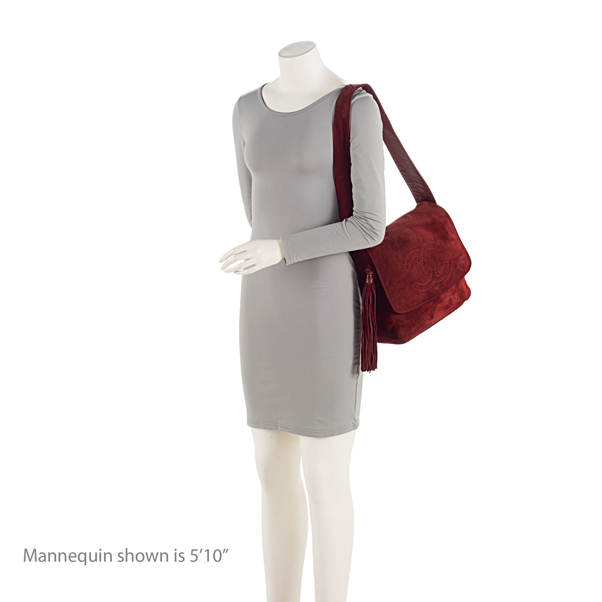 Chanel Vintage Suede CC Tassel Messenger Bag (SHF-evWiOG)