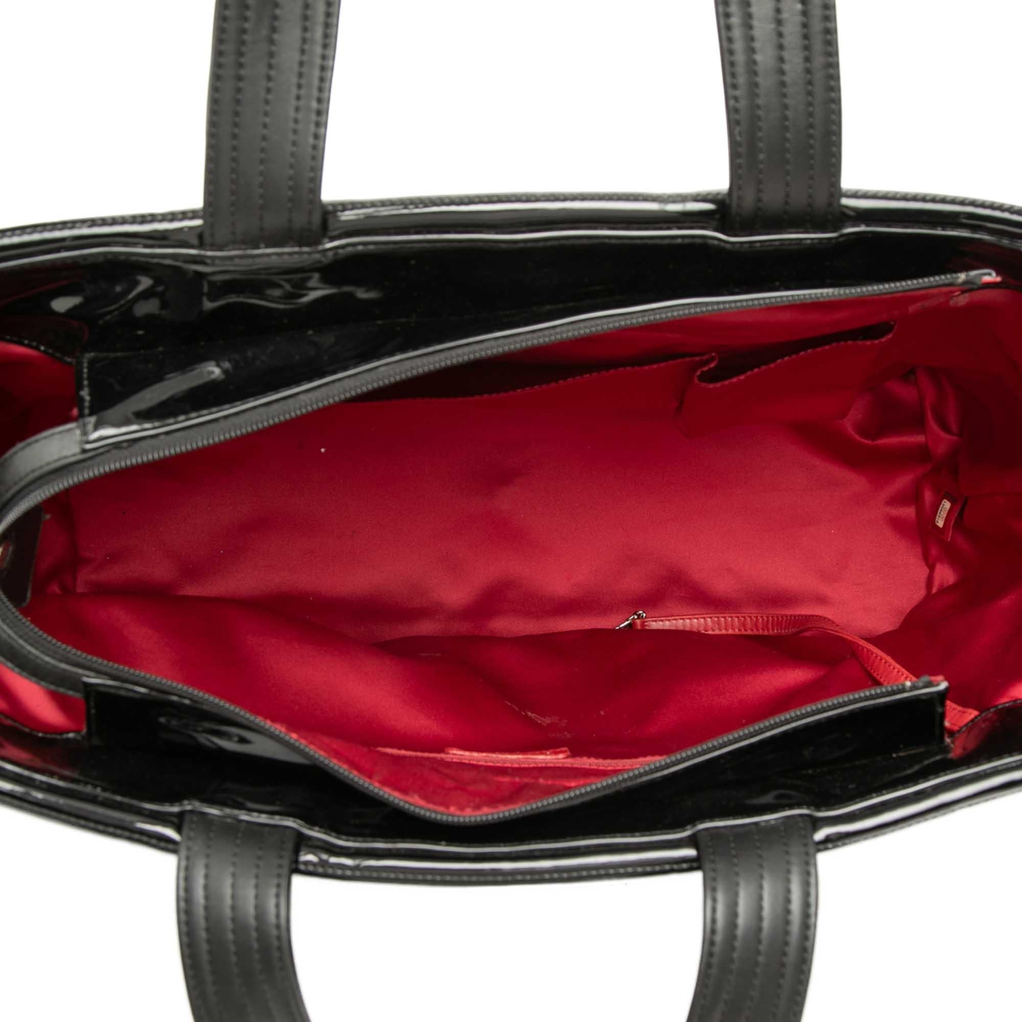 Chanel Vinyl Coco Ming Grand Shopping Tote