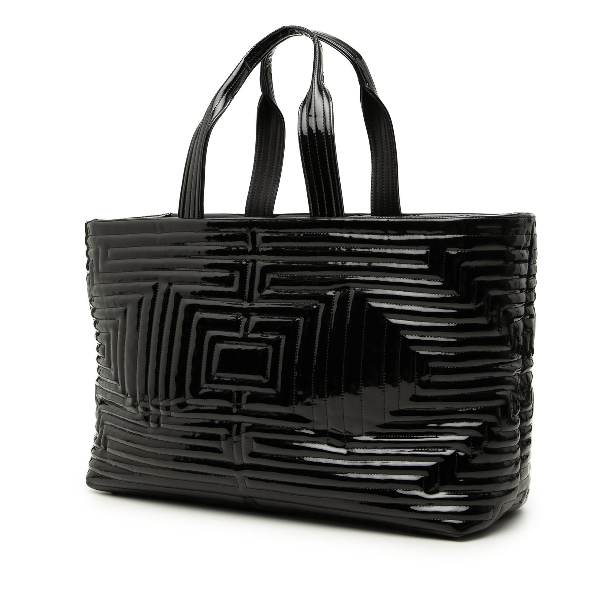 Chanel Vinyl Coco Ming Grand Shopping Tote