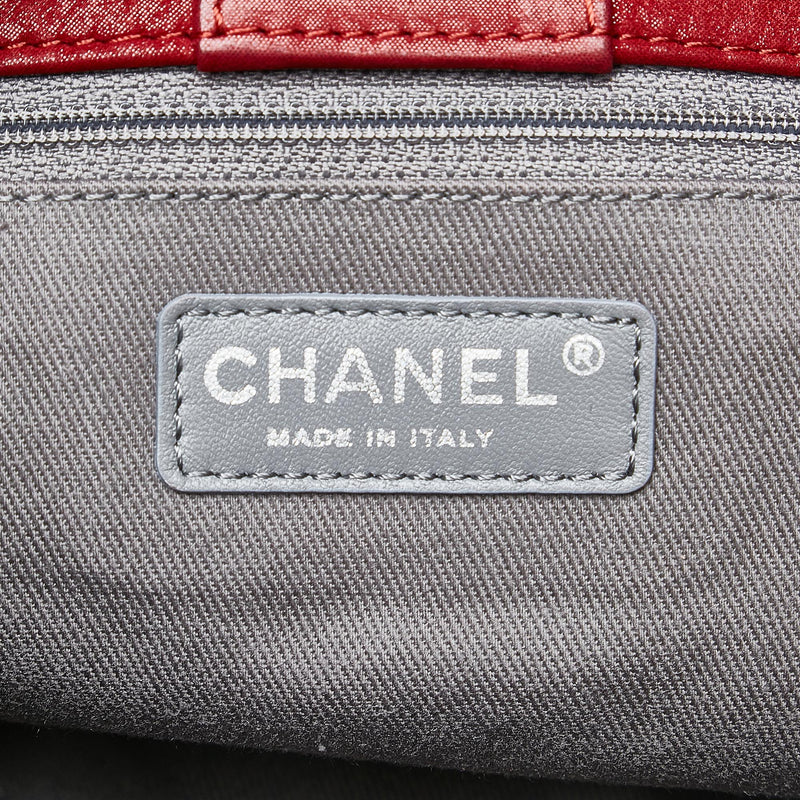 Chanel Wild Stitch CC Sea Hit Lambskin Leather Satchel (SHG-YEsKTJ)