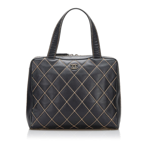Chanel Wild Stitch Leather Handbag (SHG-FqQKaO)