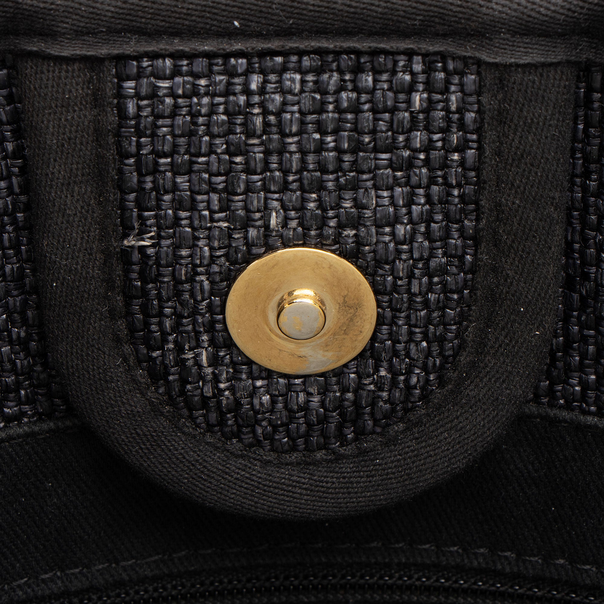 Chanel Woven Straw Deauville Small Tote