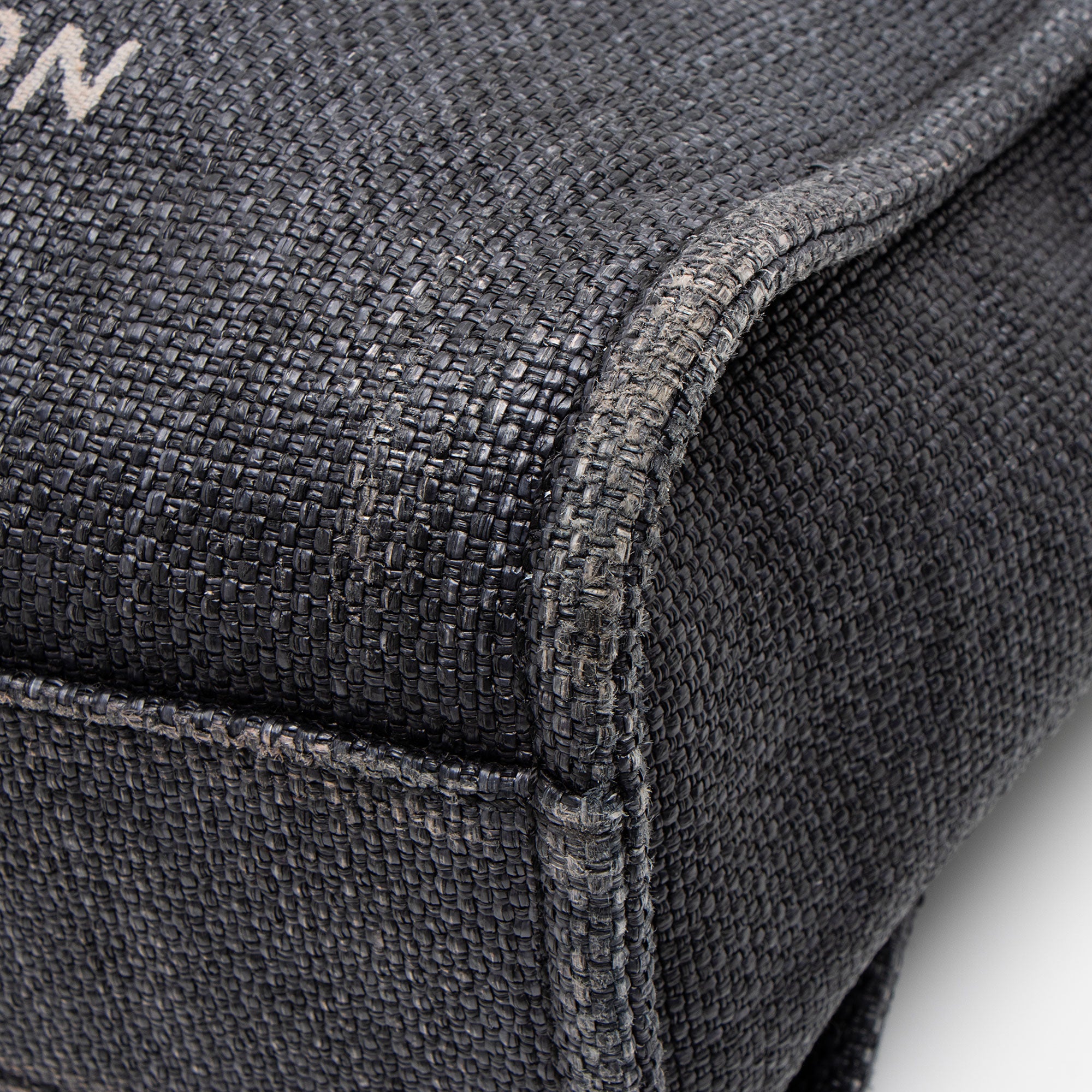 Chanel Woven Straw Deauville Small Tote