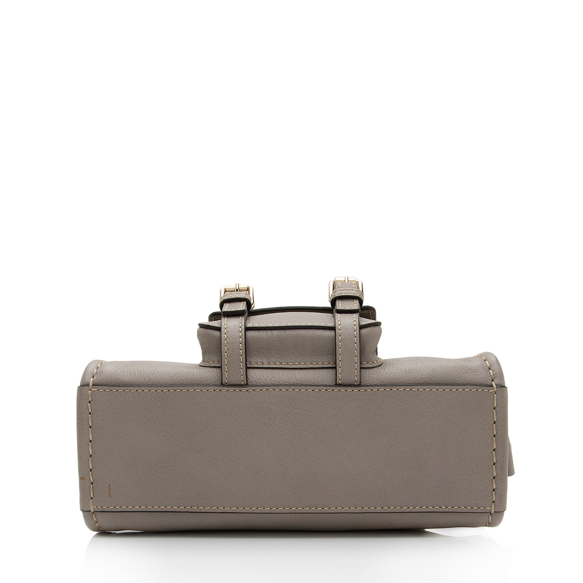 Chloe Buffalo Leather Edith Mini Bag (SHF-bTcFSi)