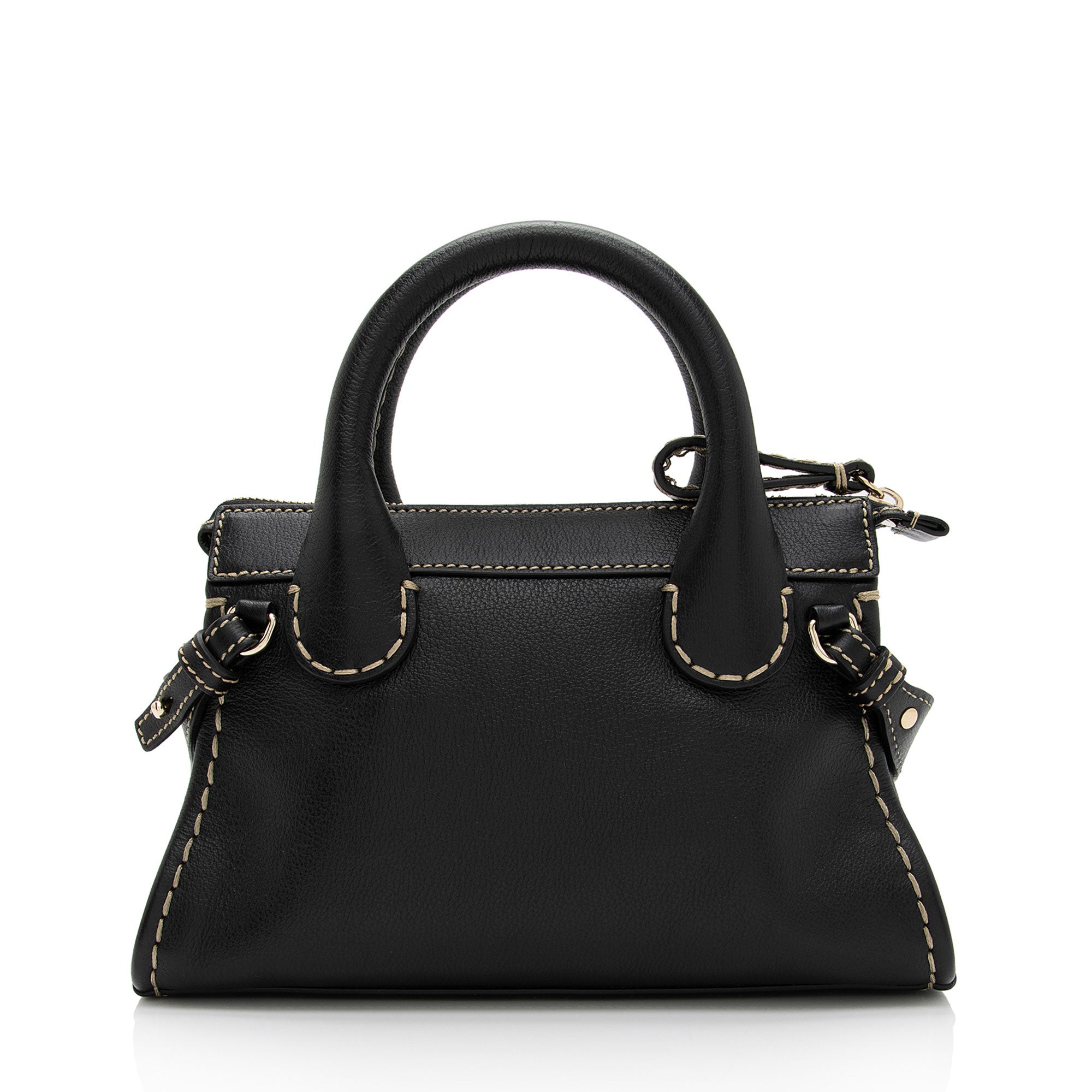 Chloe Buffalo Leather Edith Mini Bag (SHF-c97scC)