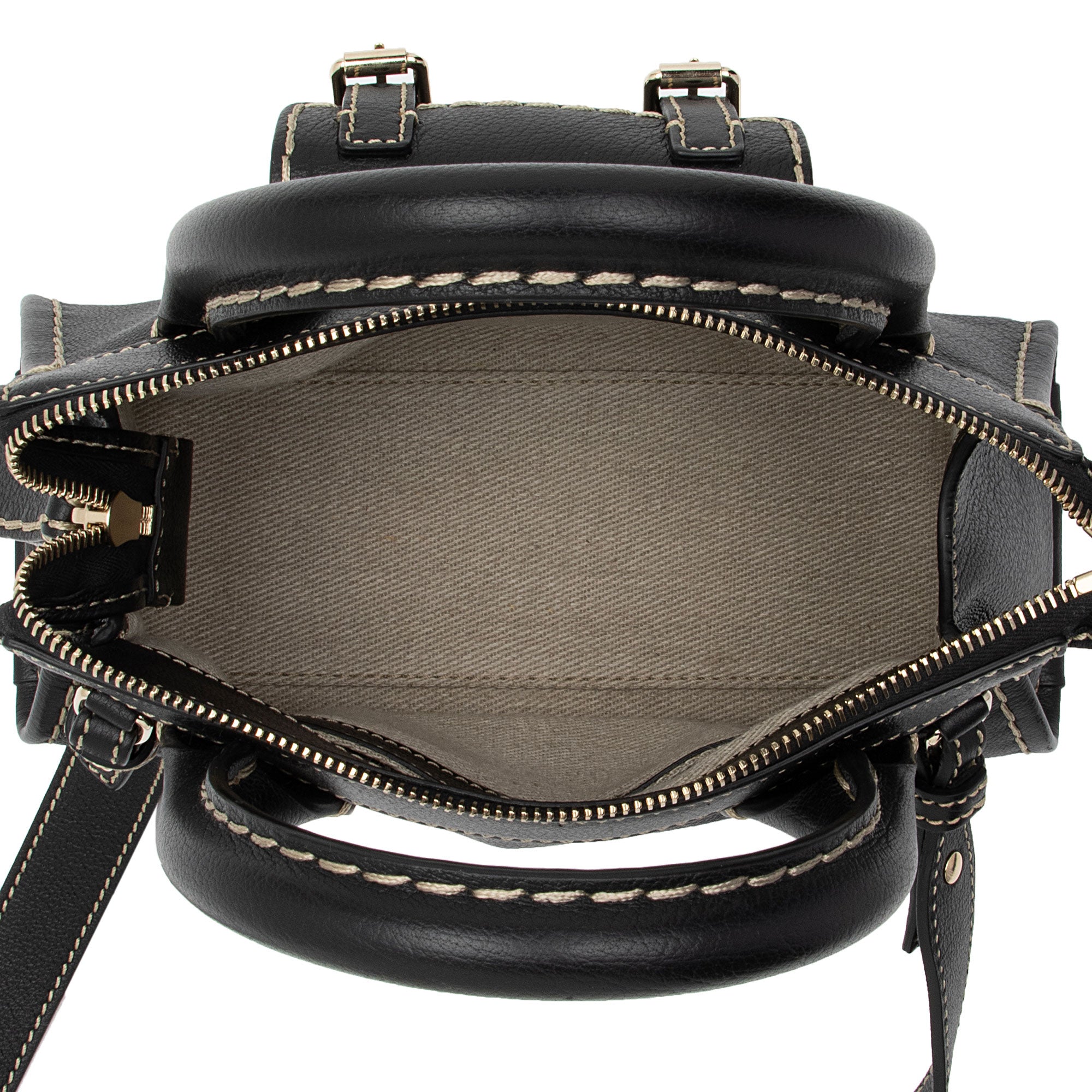 Chloe Buffalo Leather Edith Mini Bag (SHF-c97scC)