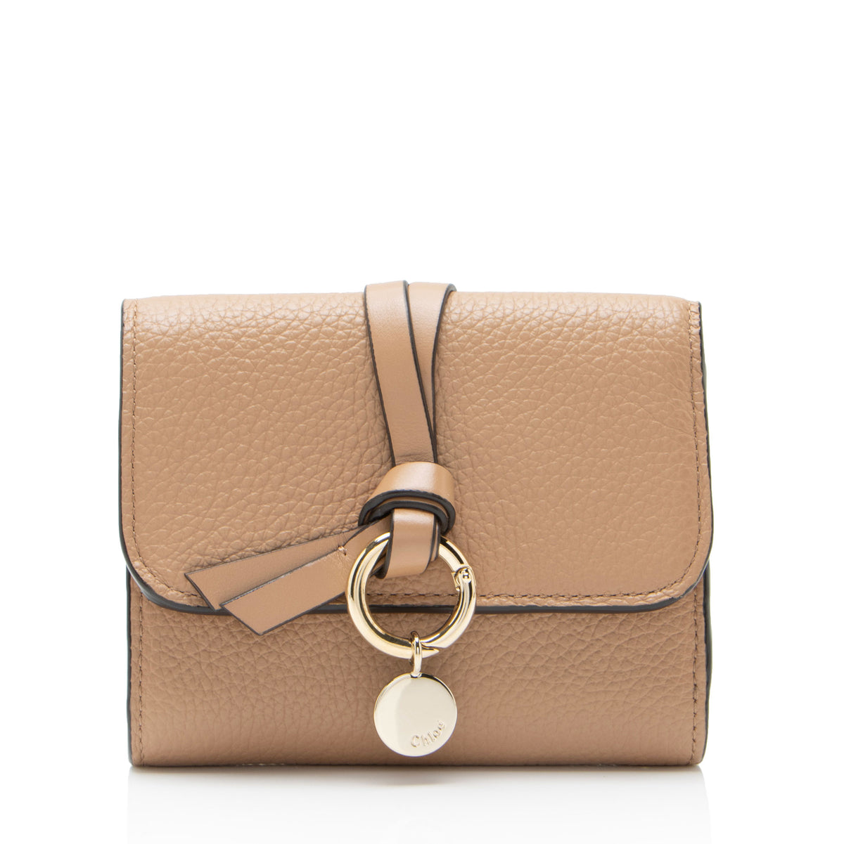 Chloe Calfskin Alphabet Trifold Wallet