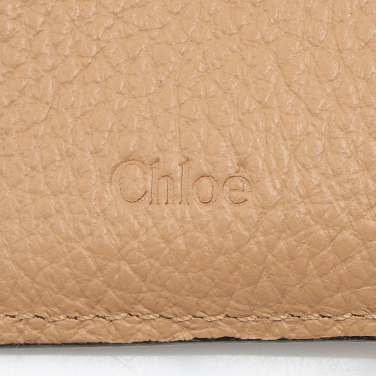 Chloe Calfskin Alphabet Trifold Wallet