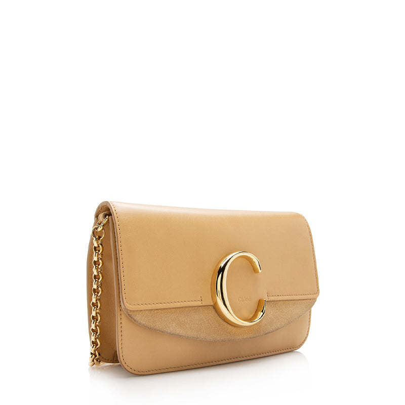 Chloe Calfskin C Wallet on Chain Bag (SHF-16562)