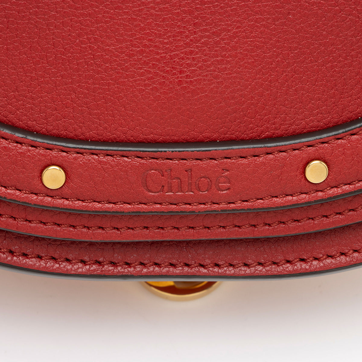 Chloe Calfskin Nile Minaudiere Small Bracelet Bag