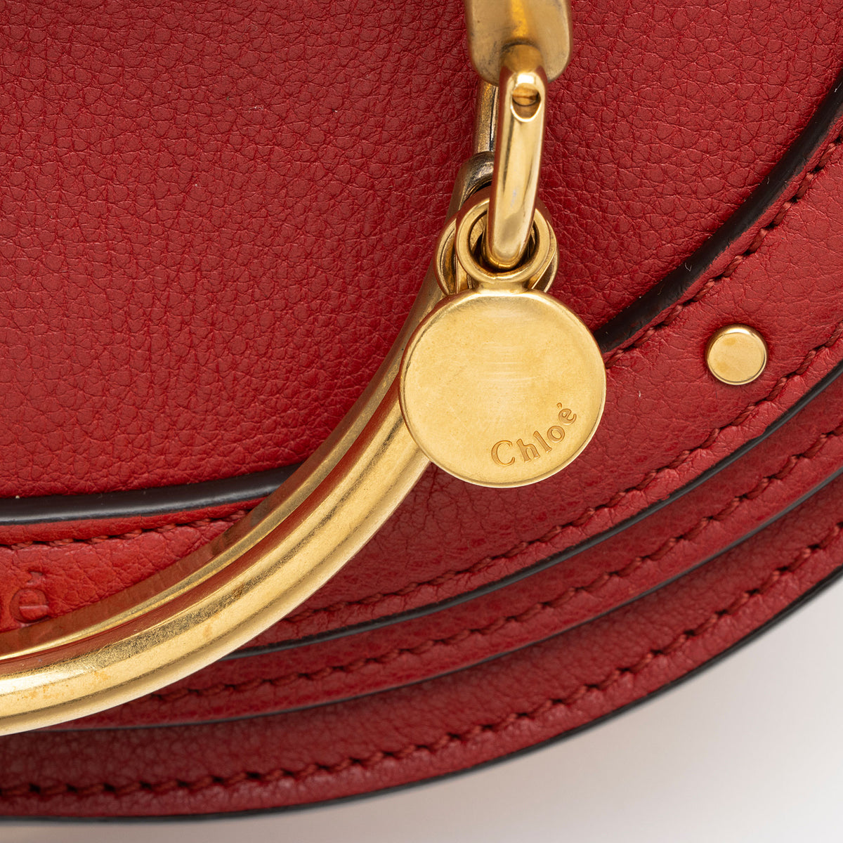 Chloe Calfskin Nile Minaudiere Small Bracelet Bag