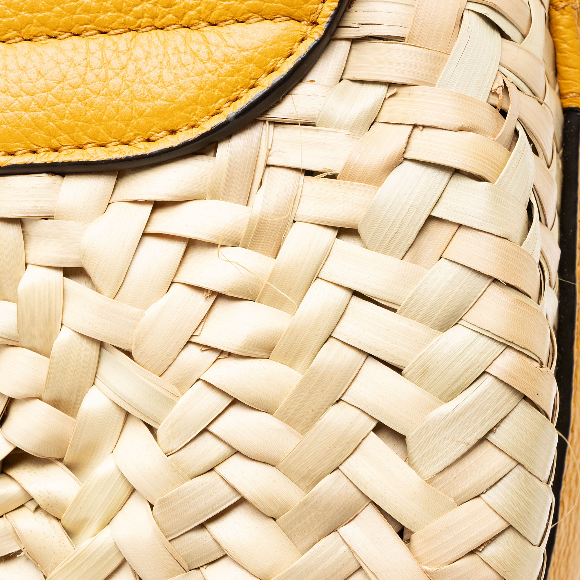 Chloe Calfskin Raffia Marcie Medium Crossbody