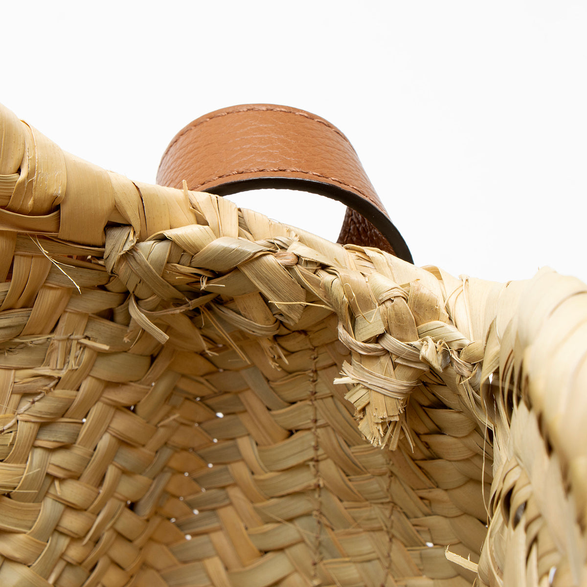 Chloe Calfskin Raffia Marcie Medium Crossbody