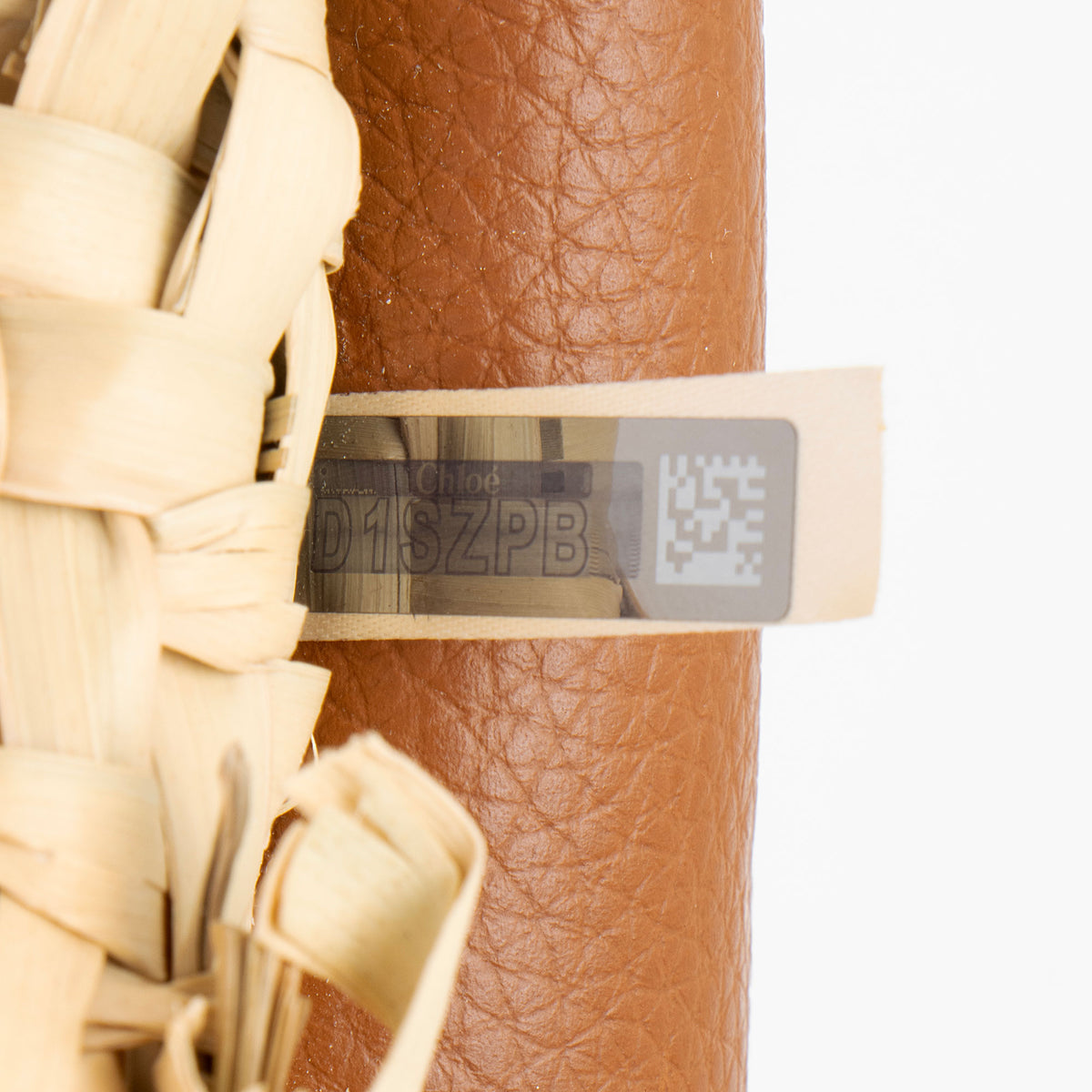 Chloe Calfskin Raffia Marcie Medium Crossbody