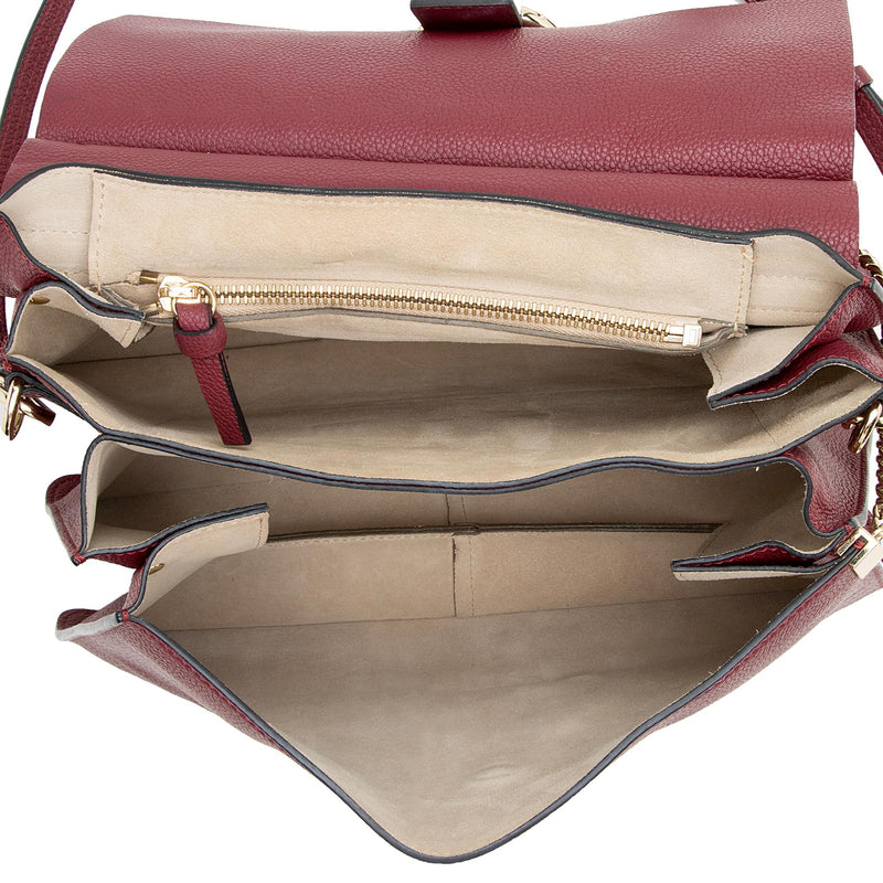 Chloe Faye Leather Shoulder Bag (SHG-30465) – LuxeDH