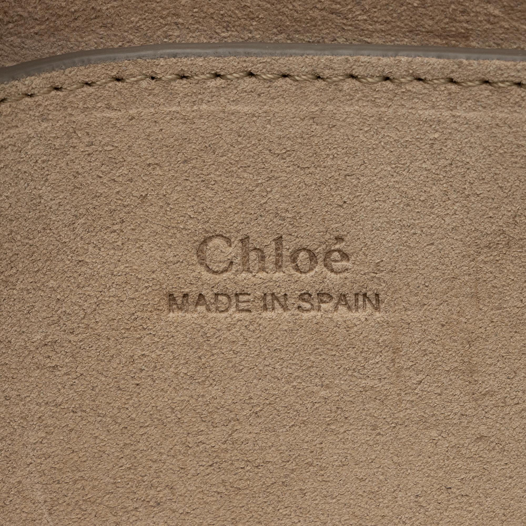 Chloe Calfskin Suede Faye Small Shoulder Bag (SHF-lEvcU8)